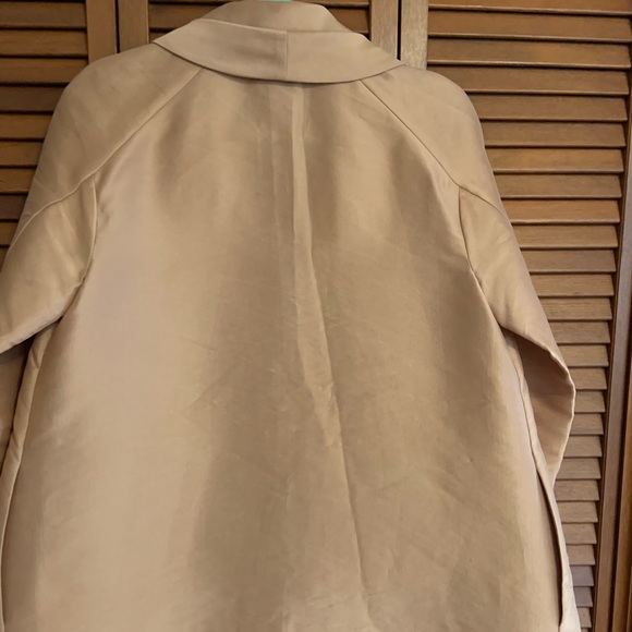 COS Silk Rose Gold Overcoat - Picture 6 of 6